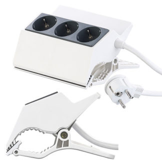 Bloc multiprise 5 prises & 2 ports de chargement USB