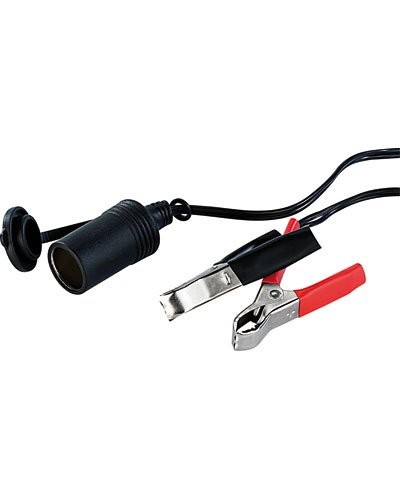 Adaptateur allume-cigare avec 2 pinces pour batterie voiture – 3m