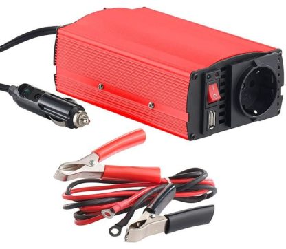 Chargeur convertisseur voiture 12V - 230V - 300W + sortie USB