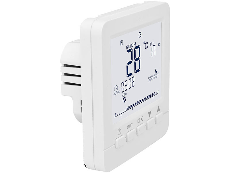 Chauffage au Sol électrique Thermostat BTC70 Interrupteur Marche