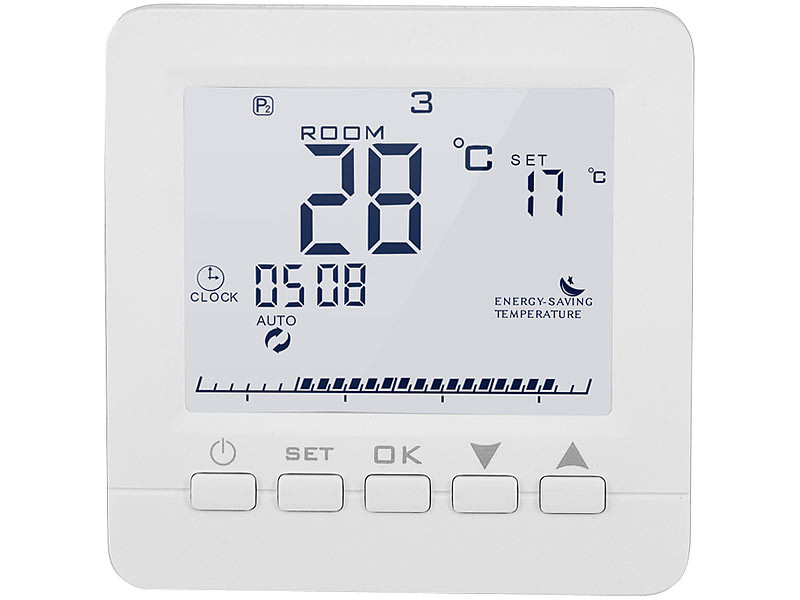 Thermostat avec prises secteurs pour 2 appareils de chauffage ou