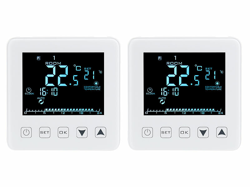 Thermostat électronique digital hebdomadaire 2 fils pour tout type de  chauffage - Voltman - Thermostat connecté - LDLC