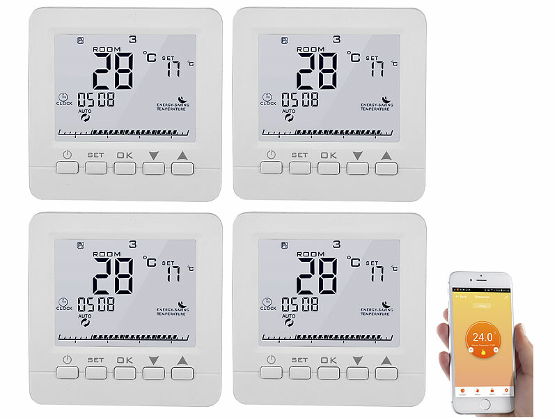 Thermostat numérique programmable pour chauffage au sol Thermostat  électrique intelligent pour chauffage au sol