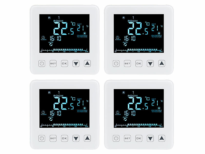 4 thermostats connectés pour chauffage au sol