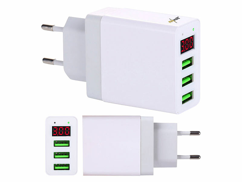Station de chargement 10 A / 50 W à 6 ports USB et cloisons amovibles -  Chargeur pour téléphone mobile - Achat & prix