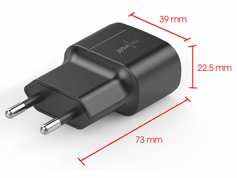 Adaptateur secteur USB-A Quick Charge 3.0 et USB-C Power Delivery 20W
