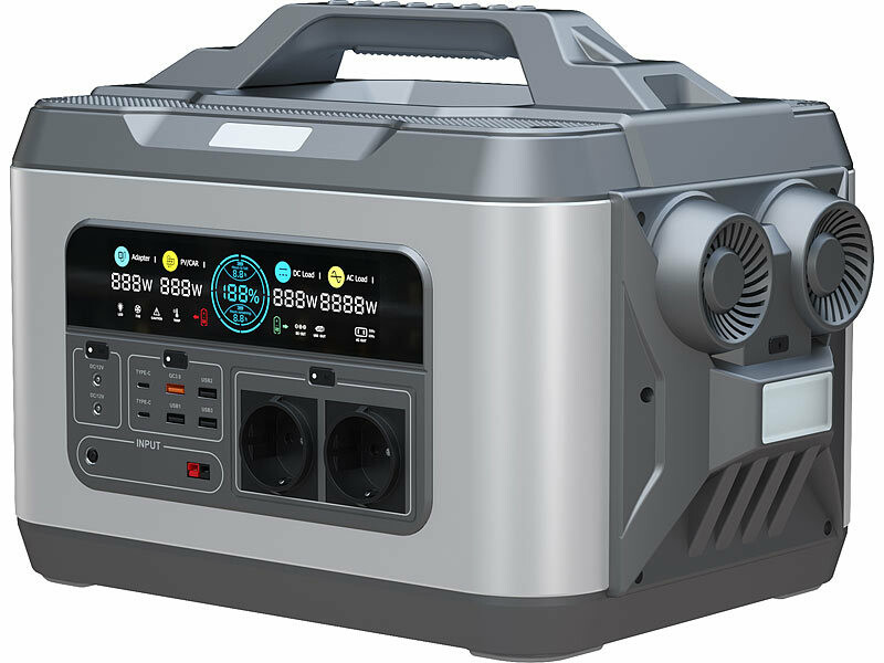 Batterie et convertisseur solaire HSG-1300, Batteries nomades