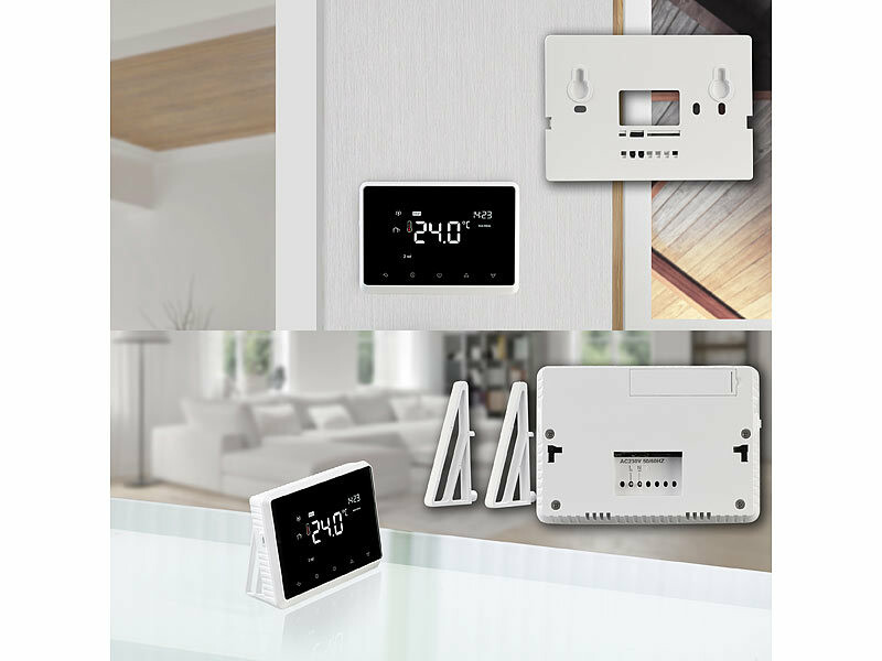 Thermostat sans fil connecté pour chaudière à gaz et chauffe-eau avec  commandes vocales