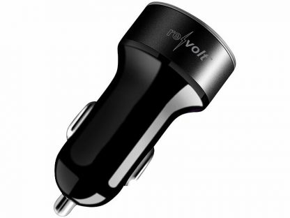 Chargeur allume-cigare 12 / 24 V USB-A / USB-C 32 W avec écran – Image 3