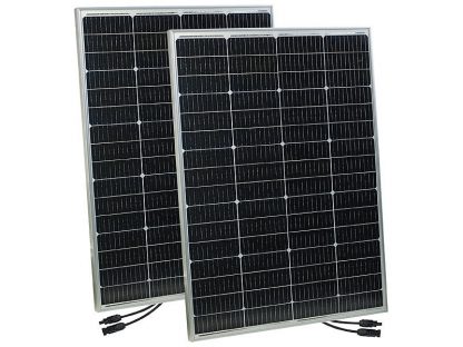 Micro-inverseur connecté 300 W avec 2 panneaux solaires, 3 adaptateurs et câble – Image 5