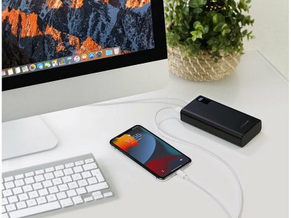 Batterie de secours 20000 mAh PB-520.v2 avec 2 ports USB-A et 1 port USB-C – Image 3