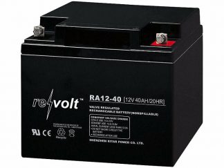Batterie au plomb 12 V / 40 Ah avec borne à vis M6 - 480 Wh (Reconditionné)