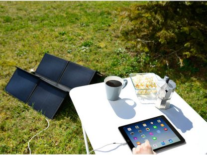 Panneau solaire mobile pliable avec cellules solaires monocristallines - 100 W (Reconditionné) – Image 8