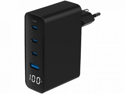 Chargeur secteur GaN USB-A / USB-C 100 W 4 ports avec écran – Image 4