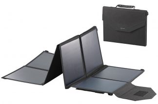 Panneau solaire mobile pliable avec cellules solaires monocristallines - 100 W (Reconditionné)