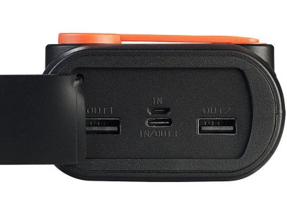 Batterie d'appoint solaire 30000 mAh avec dynamo et câbles intégrés PB-200.k (Reconditionné) – Image 3