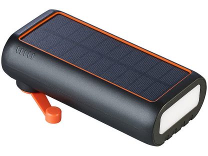 Batterie d'appoint solaire 30000 mAh avec dynamo et câbles intégrés PB-200.k (Reconditionné) – Image 5