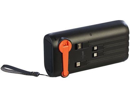 Batterie d'appoint solaire 30000 mAh avec dynamo et câbles intégrés PB-200.k (Reconditionné) – Image 8