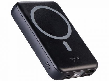 Batterie externe 10000 mAh compatible Qi et Magsafe avec 3 câbles intégrés – Image 8