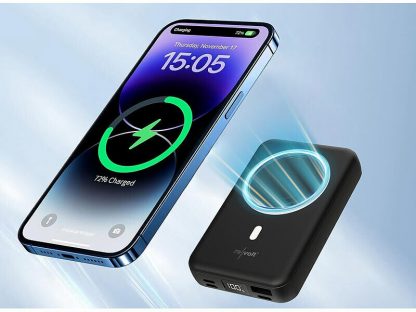 Batterie externe 10000 mAh compatible Qi et Magsafe avec 3 câbles intégrés – Image 5