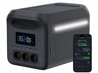 Batterie nomade connectée et convertisseur solaire HSG-600 onduleur - 1229 Wh