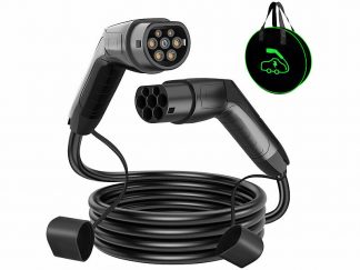 Câble de chargement triphasé pour voiture électrique 16 A / 11 kW type 2 - 5 m