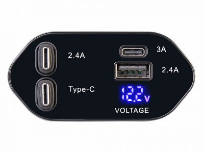 Chargeur USB allume-cigare 66 W USB-C & USB-A pour 4 appareils – Image 3
