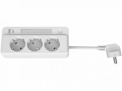 Multiprise 3 prises avec ports de charge USB-A / USB-C 20 W et veilleuse – Image 3