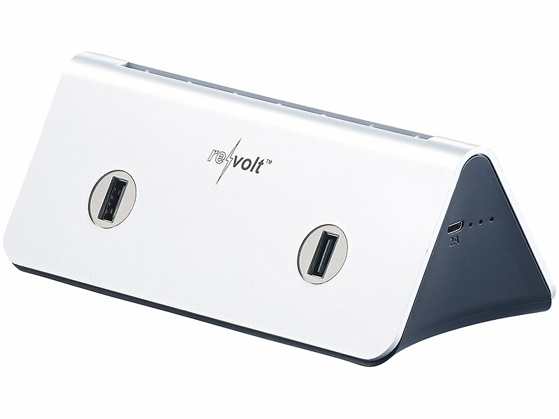 Batterie pour bureau 10.000 mAh avec 4 ports USB PB-104.t (Reconditionné) – Image 3