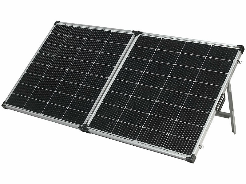 Panneau solaire pliable 240 W avec cellules solaires monocristallines - Argenté (Reconditionné) – Image 5