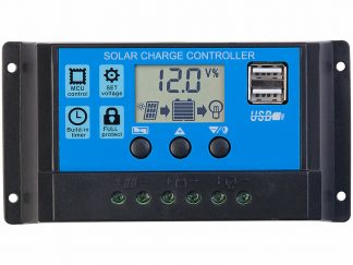 Régulateur de charge de panneau solaire avec 2 ports USB - 30 A (Reconditionné)