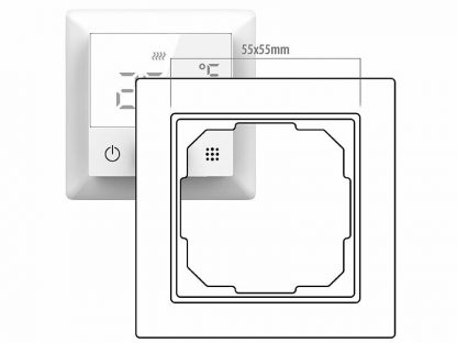Thermostat connecté pour chauffage au sol avec capteur externe, blanc (Reconditionné) – Image 8