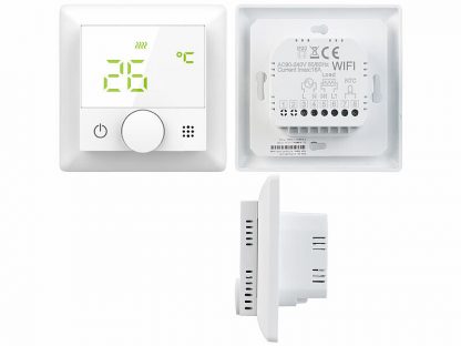 Thermostat connecté pour chauffage au sol avec capteur externe, blanc (Reconditionné) – Image 7