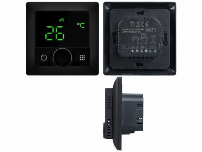 Thermostat connecté pour chauffage au sol avec capteur externe - noir (Reconditionné) – Image 6
