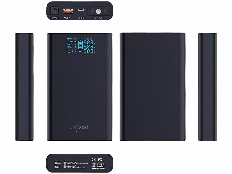Batterie d'appoint 18 Ah et aide au démarrage avec USB-C / Q.C. / Power Delivery PB-648.dc (Recondit – Image 9