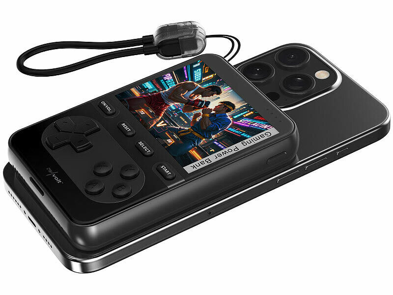 Batterie externe 10000 mAh compatible Qi et MagSafe et console de jeu PB-810.ips – Image 5