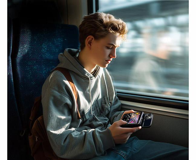 Batterie externe 10000 mAh compatible Qi et MagSafe et console de jeu PB-810.ips – Image 3