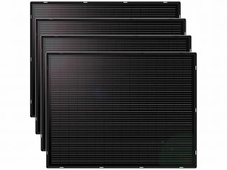 4 panneaux solaires monocristallins fins 215 W