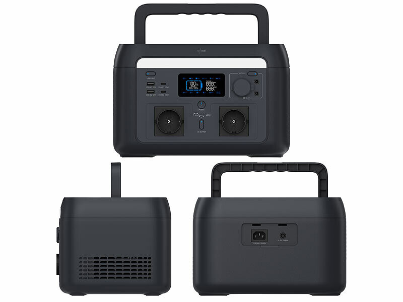 Panneau solaire pliable 240 W avec batterie nomade HSG-500 - Argenté – Image 12