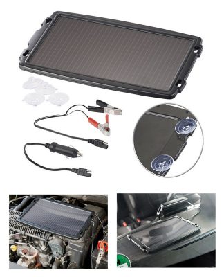 Chargeur solaire 12 V / 2,4 W pour batterie de voiture (Reconditionné)