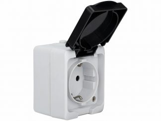 Prise électrique étanche en saillie