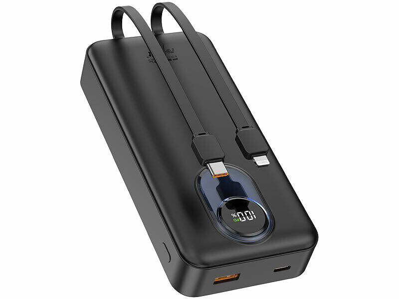Batterie externe 20000 mAh PB-850 USB-A et câbles USB-C / Lightning