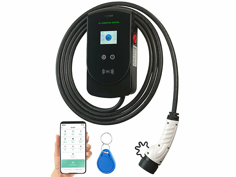 Borne de recharge connectée WB-11 pour voiture électrique type 2/11 kW/triphasé (Reconditionné) – Image 11