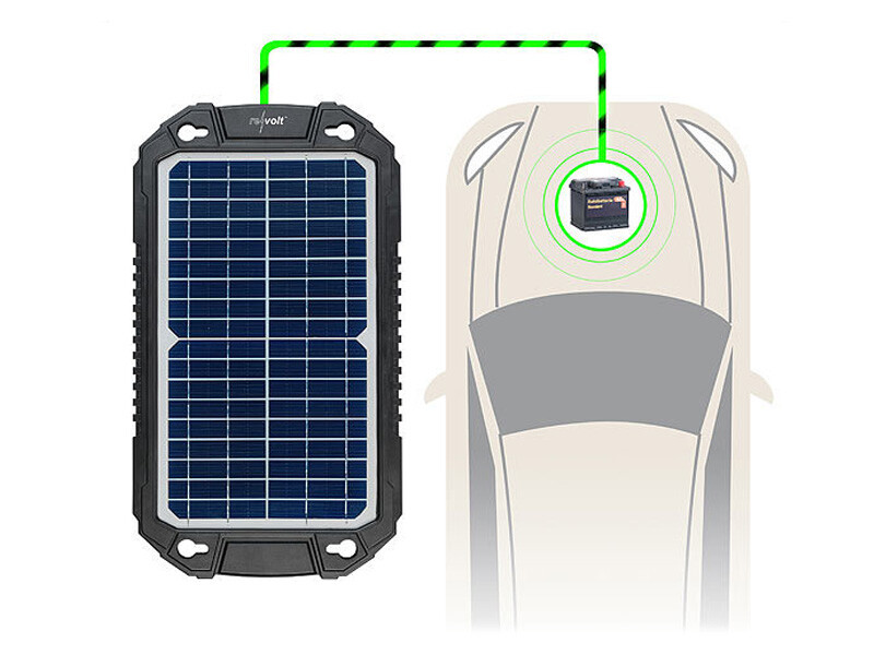 Chargeur solaire 12 V / 10 W pour batterie de voiture (Reconditionné) – Image 5