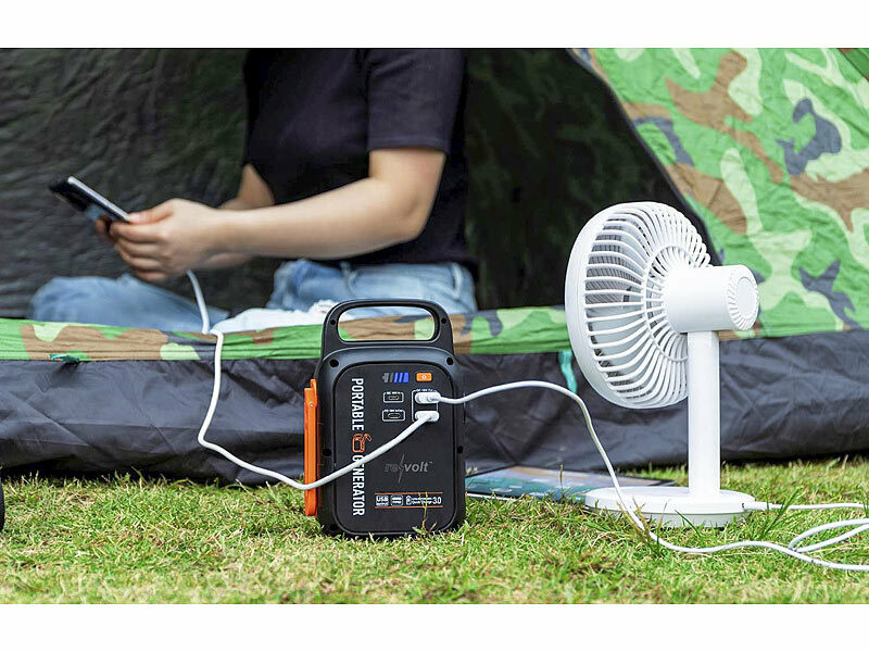 Batterie d'appoint 22500 mAh PB-100.k avec dynamo et lampe LED (Reconditionné) – Image 11