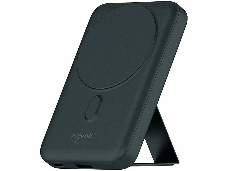 Batterie d'appoint PB-50.k 10000 mAh compatible Qi et Magsafe avec support (Reconditionné) – Image 2