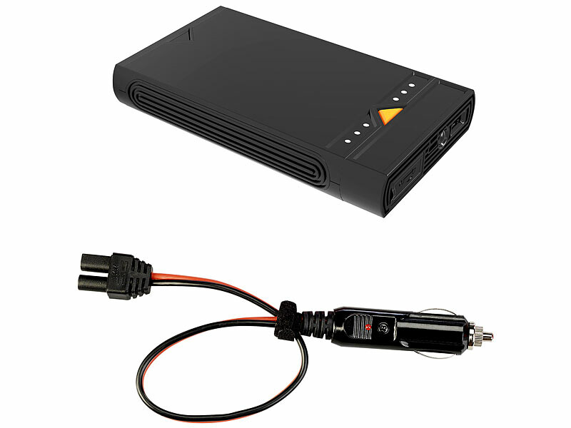 Batterie d'appoint USB 15300 mAh avec fonction aide au démarrage et lumière LED (Reconditionné)
