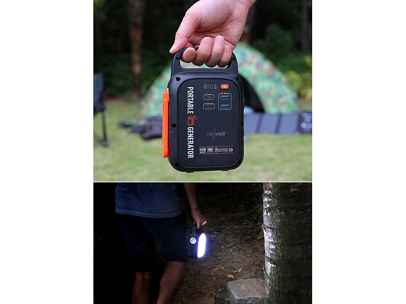 Batterie d'appoint 22500 mAh PB-100.k avec dynamo et lampe LED (Reconditionné) – Image 15