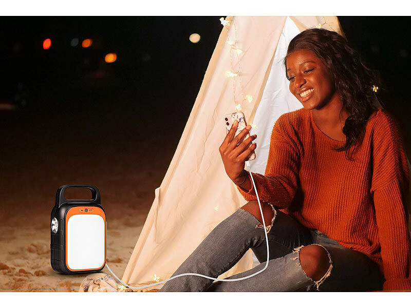 Batterie d'appoint 22500 mAh PB-100.k avec dynamo et lampe LED (Reconditionné) – Image 12