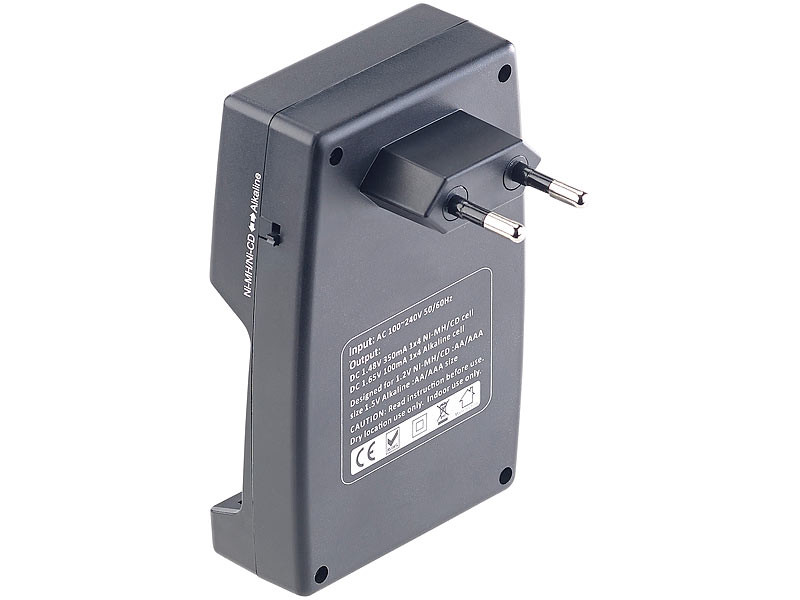 Chargeur 2 en 1 pour accus et piles alcalines (Reconditionné) – Image 2